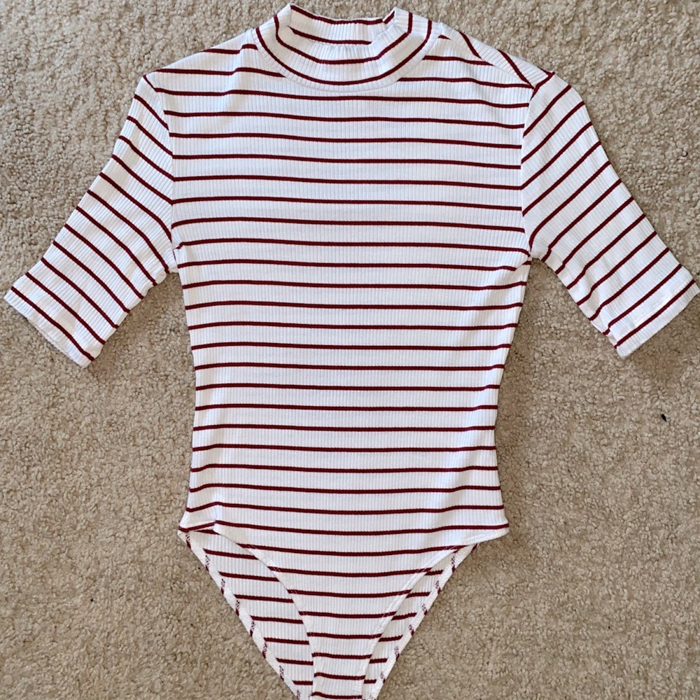 Forever 21 Stripped bodysuit